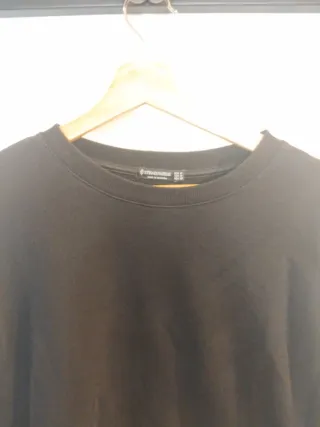 Sudadera Stradivarius Negra Mujer Talla M