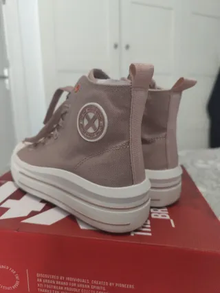 Botín Xti niña talla 35 rosa nude