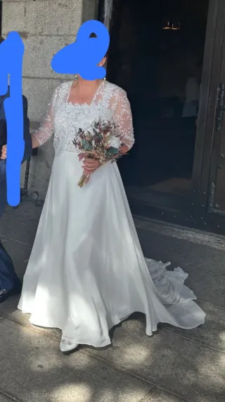Vestido de Novia Blanco Encaje
