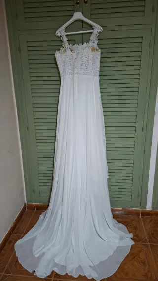 Vestido de Novia Blanco Encaje