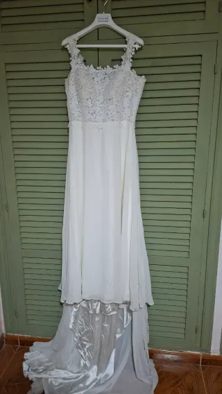 Vestido de Novia Blanco Encaje
