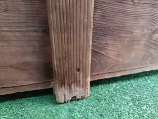 Baule antico in legno 1922