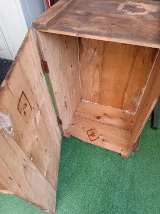 Baule antico in legno 1922