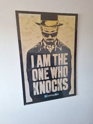 Póster Breaking Bad I am the one who knocks