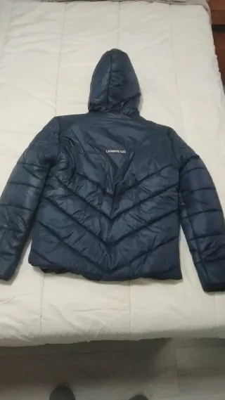 Chaqueta Macron Levante UD Azul y Roja L niño