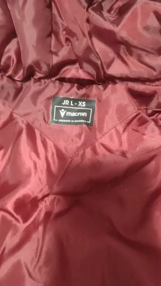 Chaqueta Macron Levante UD Azul y Roja L niño