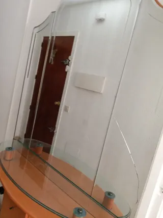 Mobile ingresso con specchio e cristallo