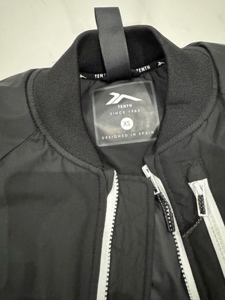 Chaqueta bomber negra hombre