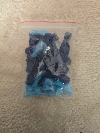 Connettori per tubi blu e blu navy