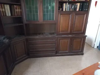 Librería rinconera clásica 3 módulos (negociable)