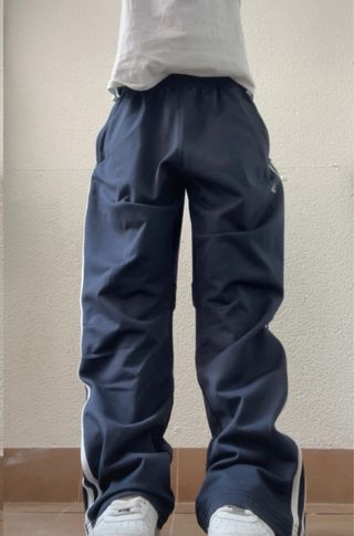 track pant adidas 90s vintage oversize navy blue