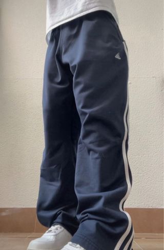 track pant adidas 90s vintage oversize navy blue