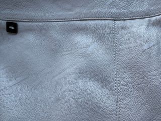 Falda Manila Grace polipiel blanca T.40