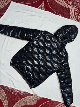 Piumino blauer nero lucido