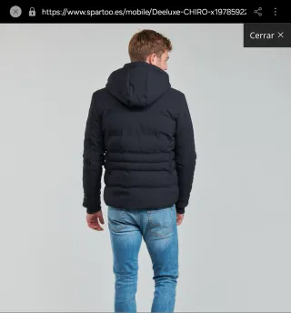 Parka Deeluxe CHIRO azul marino