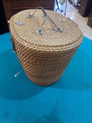 Cesta de té china antigua