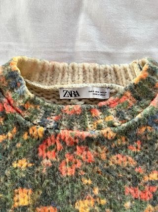 Jersey Zara Multicolor Flores