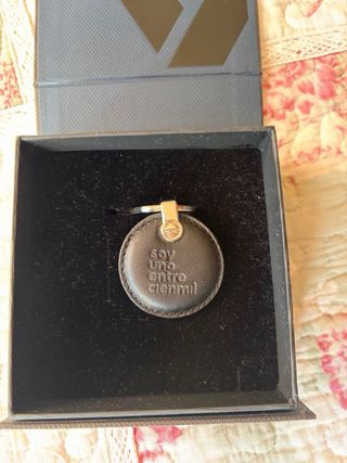 Llavero Viceroy Negro Cuero Sin Estrenar