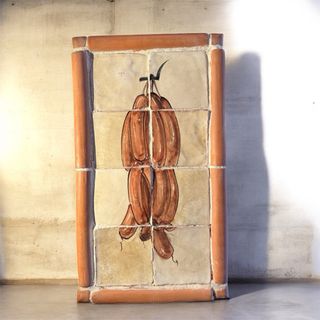 Pannello di piastrelle in ceramica Manises "Embutido"