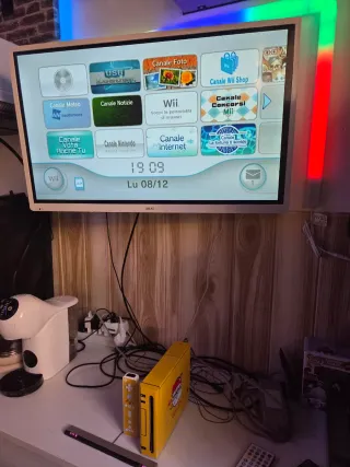 Nintendo Wii Gialla Completa Funzionante