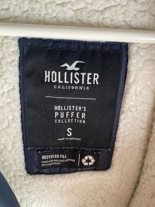 Chaqueta Hollister Azul Marino Talla S