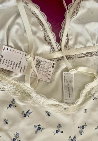 Body Women's Secret Blanco Talla L