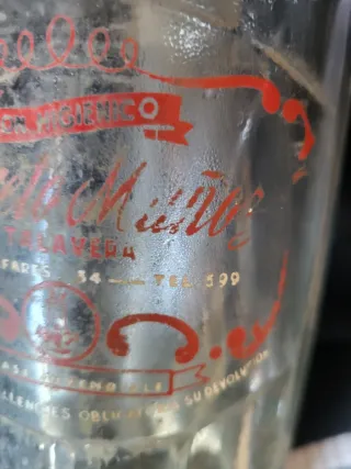 Sifón antiguo Loreto Muñoz Talavera