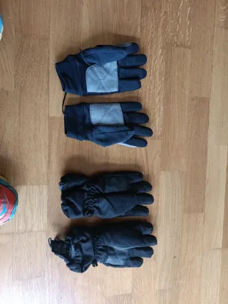 Guantes Quechua Negro y Gris