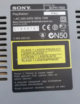 Console Sony PlayStation 1 (PS1) Grigia