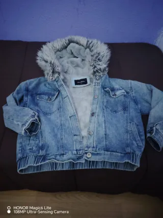 Chaqueta tejana forrada