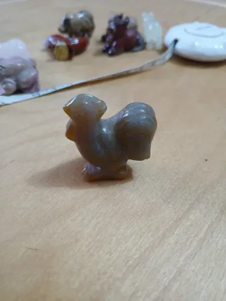 Galletto vintage in agata