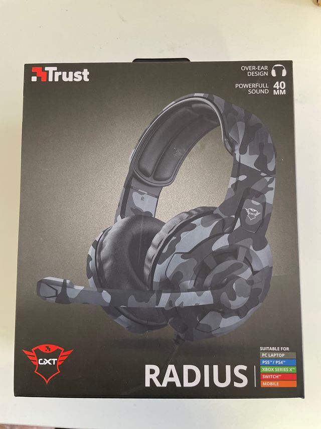 Auriculares Gaming Trust Radius Camuflaje