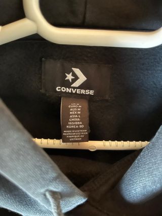 Sudadera Converse Mujer Negra