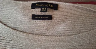 Jersey dorado Massimo Dutti