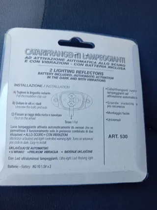 Catadiottri Lampeggianti per Bicicletta