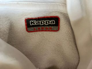 Sudadera Kappa Hombre/Niño Blanca