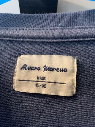 Sudadera Alvaro Moreno niño talla 15-16