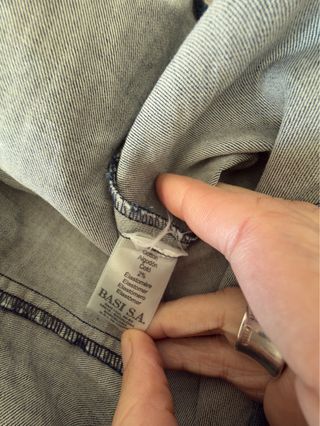 Vestido vaquero sin mangas Lacoste Talla L