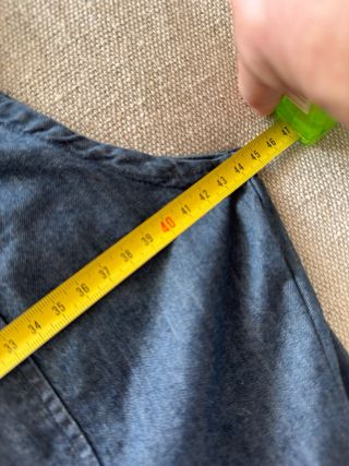 Vestido vaquero sin mangas Lacoste Talla L