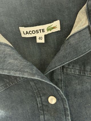 Vestido vaquero sin mangas Lacoste Talla L