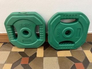 Pack barra con discos (50 kg)