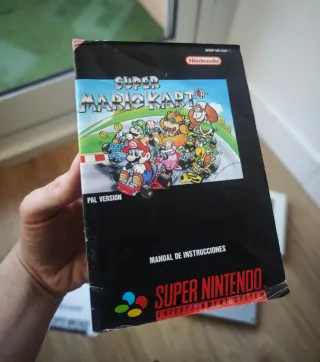 Super Mario Kart Super Nintendo Snes Super Nes