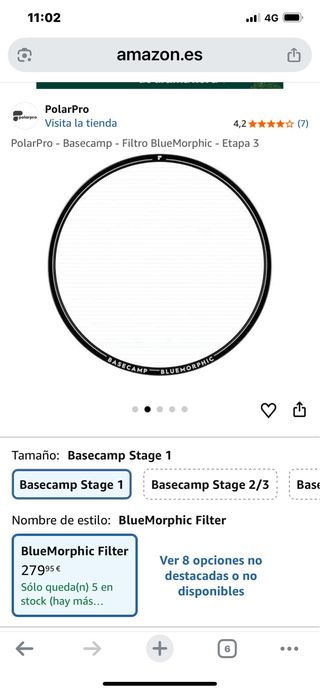 Filtro PolarPro Basecamp BlueMorphic