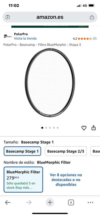 Filtro PolarPro Basecamp BlueMorphic