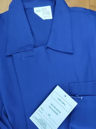 Mono de trabajo azul talla 60