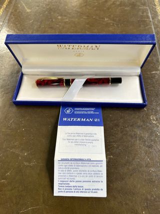 Stilografica Waterman con pennino in oro