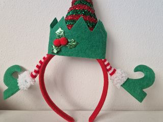 Cerchietto rosso Natalizio Elfo nuovo