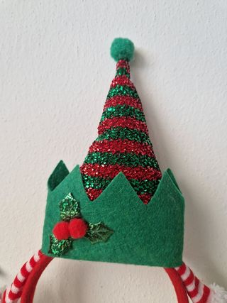 Cerchietto rosso Natalizio Elfo nuovo