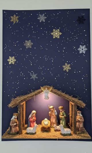 500 Stickers navidad dorado o regalo