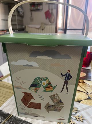 Cestino multiuso decorato